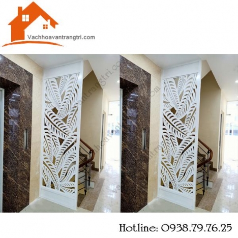 Vách ngăn cnc cầu thang ngăn phòng bếp và phòng có đẹp không