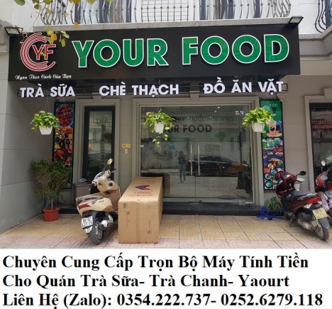 Bán máy tính tiền giá rẻ tại Ninh Thuận cho quán Trà Sữa