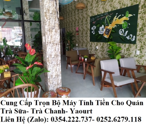 Bán máy tính tiền tại Ninh Thuận cho quán Trà Sữa giá rẻ