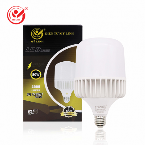 Bóng led trụ hợp kim nguyên khối cao cấp