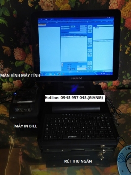 Combo máy tính tiền cho trà sữa, trà chanh giá rẻ tại Đồng Nai