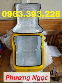 Thùng chở rác thải y tế sau xe máy, thùng vận chuyển rác thải lây nhiễm