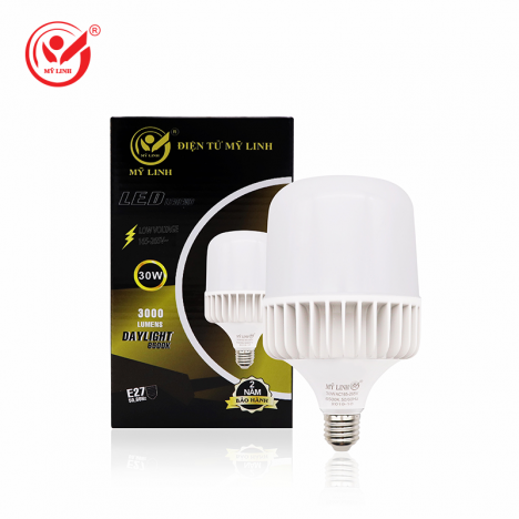 Bóng led trụ hợp kim nguyên khối cao cấp