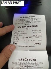 Bạc Liêu bán máy tính tiền giá rẻ cho trà sữa yoyo