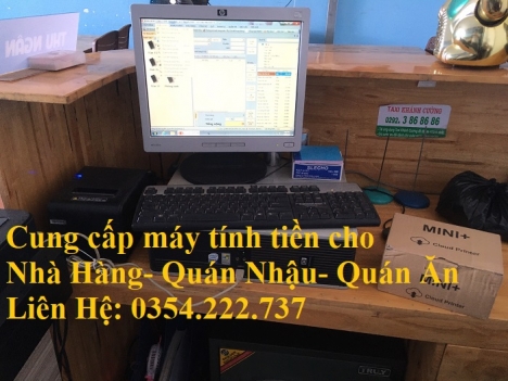 Lắp đặt máy tính tiền – Phần mềm bán hàng tại Ninh Thuận cho Quán Ăn