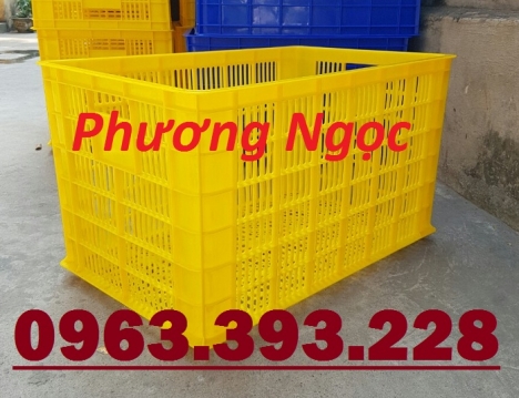 Sọt nhựa kéo hàng 5 bánh xe, sọt nhựa công nghiệp, sóng nhựa HS0199, sóng nhựa đựng trái cây