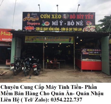 Máy tính tiền tại Ninh Thuận cho Quán Ăn giá rẻ