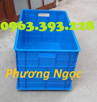 Thùng nhựa đặc kéo hàng 5 bánh xe, thùng nhựa kích thước lớn, thùng đựng hàng công nghiệp