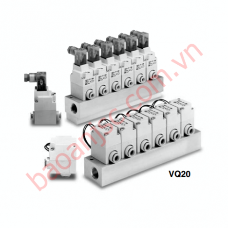 Van điện từ hai cổng SMC VQ21M1-2G-C8