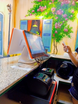 Lắp đặt Thiết bị tính tiền tại Phan Thiết cho tiệm trà đào giá rẻ