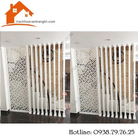 Thanh lam gỗ trang trí phòng khách kết hợp gia công cnc giá rẻ