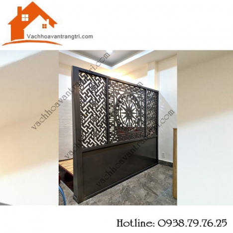 Vách cnc hoa văn giá rẻ bằng gỗ mdf tại tphcm