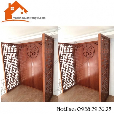 Vách cnc hoa văn giá rẻ bằng gỗ mdf tại tphcm