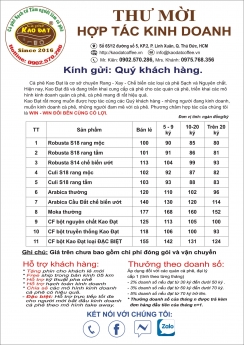 Cà phê Kao Đạt chuyên sỉ lẻ các loại cà phê