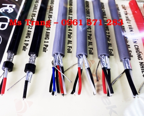 Cáp tín hiệu chống nhiễu- Cáp awg- Cáp RS485