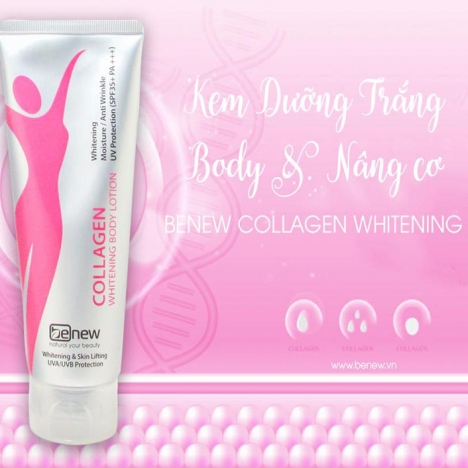 Kem Dưỡng Trắng Body & Nâng cơ – BENEW COLLAGEN WHITENING