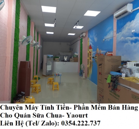 Chuyên cung cấp máy tính tiền cho quán Sữa chua/ Yaourt tại Bình Thuận