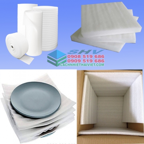 Công ty Sản xuất gia công tấm mút xốp pe foam trắng giá rẻ