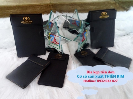 Xưởng gia công bìa tính tiền, bìa tính tiền bằng da, nhận làm bìa tính tiền giá rẻ,