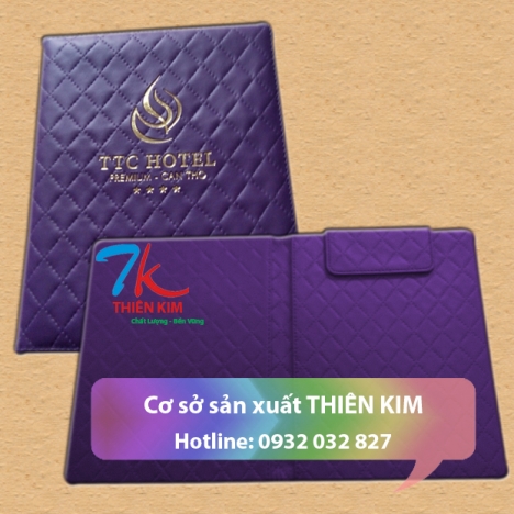 Xưởng gia công bìa tính tiền, bìa tính tiền bằng da, nhận làm bìa tính tiền giá rẻ,