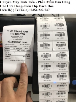 Lắp đặt máy tính tiền cho Siêu Thị/ Cửa Hàng tại Bình Thuận