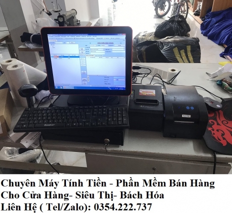 Lắp đặt máy tính tiền cho Siêu Thị/ Cửa Hàng tại Bình Thuận
