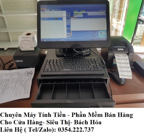 Lắp đặt máy tính tiền cho Siêu Thị/ Cửa Hàng tại Bình Thuận giá rẻ