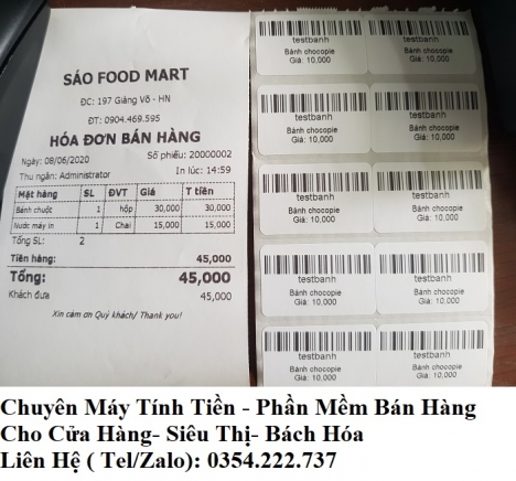 Lắp đặt máy tính tiền cho Siêu Thị/ Cửa Hàng tại Bình Thuận giá rẻ