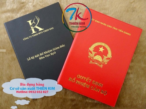 Xưởng sản xuất bìa đựng bằng khen, bìa đựng bằng tốt nghiệp, làm bìa đựng bằng giá rẻ,