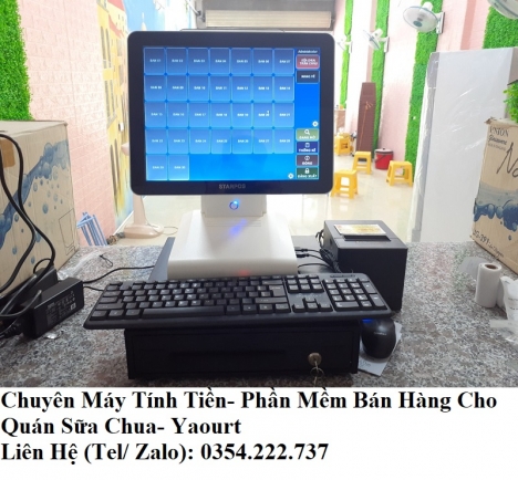 Bán máy tính tiền cho quán Sữa chua/ Yaourt tại Ninh Thuận
