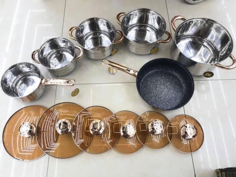Bộ nồi Engelberg 6 món 12 chi tiết
