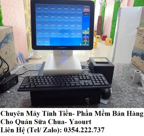 Bán máy tính tiền cho quán Sữa chua/ Yaourt tại Ninh Thuận