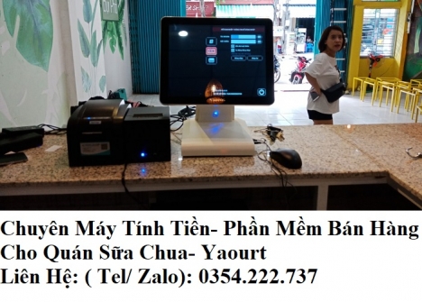 Bán máy tính tiền giá rẻ cho quán Sữa chua/ Yaourt tại Ninh Thuận