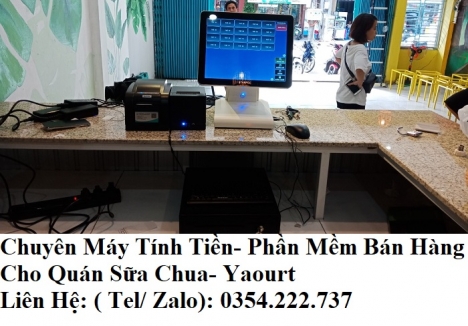 Bán máy tính tiền giá rẻ cho quán Sữa chua/ Yaourt tại Ninh Thuận