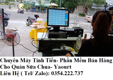 Bán máy tính tiền cho quán Sữa chua/ Yaourt tại Ninh Thuận giá rẻ