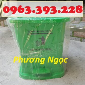 Thùng rác y tế đạp chân, thùng đựng rác thải bệnh viện, thùng rác nhựa HDPE