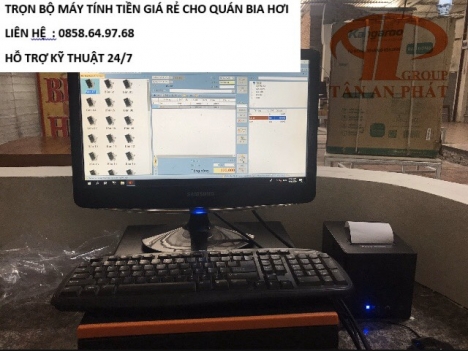 Cung cấp máy tính tiền giá rẻ cho quán bia hơi tại BMT