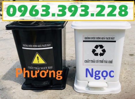 Thùng đựng rác y tế đạp chân, thùng rác nhựa đạp chân, thùng rác y tế, thùng rác bệnh viện
