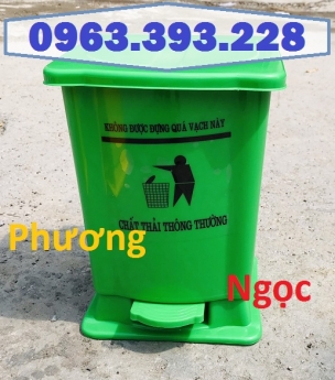 Thùng đựng rác y tế đạp chân, thùng rác nhựa đạp chân, thùng rác y tế, thùng rác bệnh viện