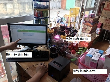 Đà Lạt bán máy tính tiền giá rẻ cho bách hóa chuyên đồ cưới  