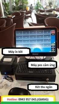 Bình Dương lắp máy tính tiền cho quán cafe, quán ăn giá rẻ