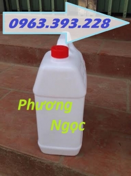 Can nhựa HDPE nguyên sinh, can nhựa đựng hóa chất 5 Lít, can nhựa 5L