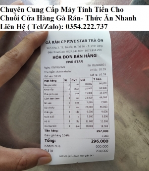 Nơi lắp đặt máy tính tiền giá rẻ cho Cửa Hàng Gà Rán - Thức Ăn Nhanh tại Ninh Thuận