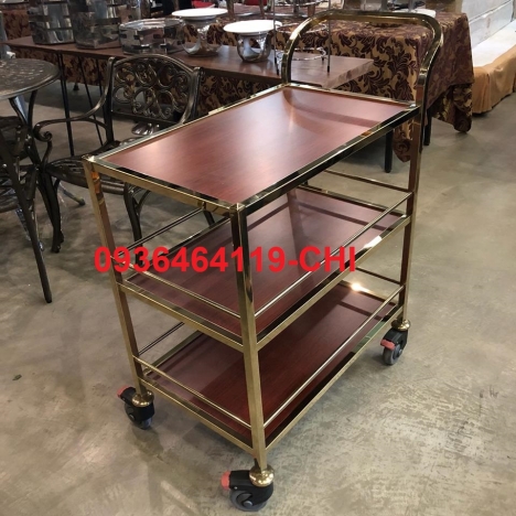 Các mẫu xe đẩy phục vụ nhà hàng khách sạn giá rẻ 2020