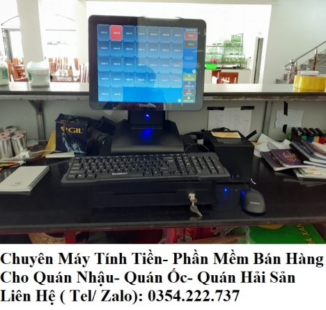 Nơi cung cấp máy tính tiền tại Bình Thuận cho Quán Ốc