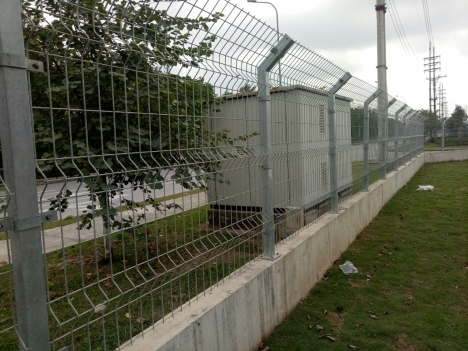 Hàng rào lưới thép mạ kẽm chắn sóng, hàng rào di động, lưới hàng rào