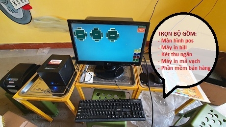 Máy tính tiền giá rẻ cho quán Trà Chanh Hà Nam