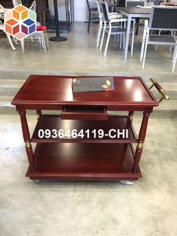 Các mẫu xe đẩy phục vụ nhà hàng khách sạn giá rẻ 2020