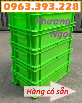 Thùng nhựa đặc B2, khay nhựa đặc, thùng nhựa công nghiệp có nắp, hộp nhựa B2