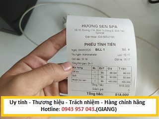 Combo máy tính tiền cho spa, naill tại Cần Thơ giá rẻ